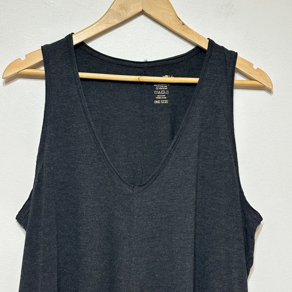Natural Life V-Neck Sleeveless Wide Leg Pocket Jumpsuit One Size